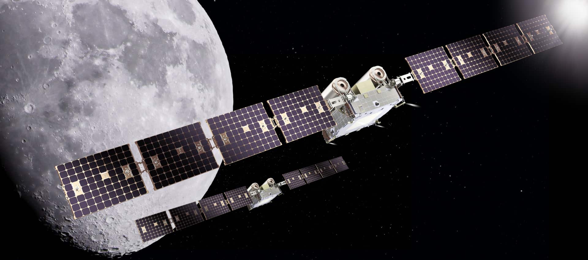 Imagem oficial da NASA relacionada com nasa anuncia demonstração tecnológica de nave junto da lua.