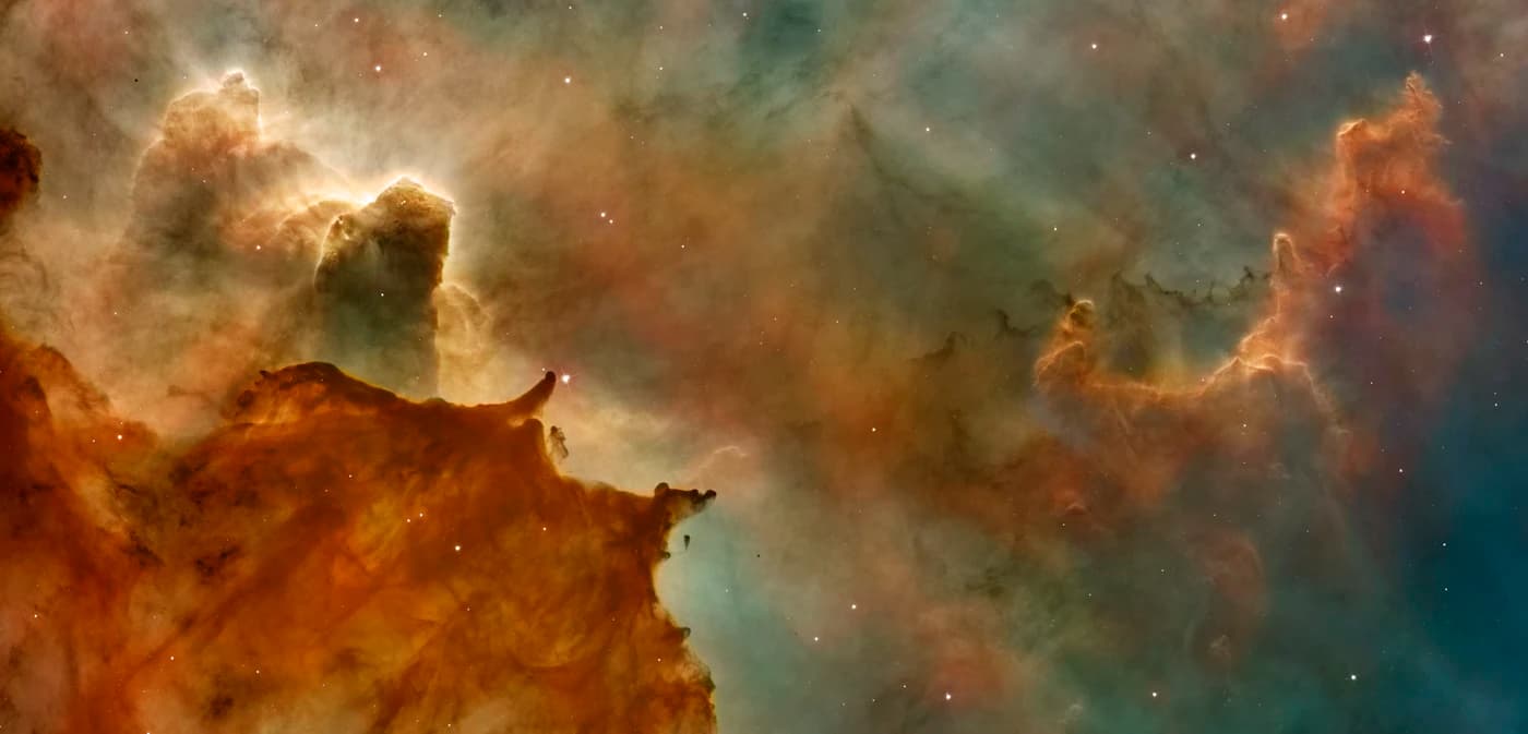 Espaço profundo com estrelas, imagem ilustrativa sobre dados recolhidos por satélite.