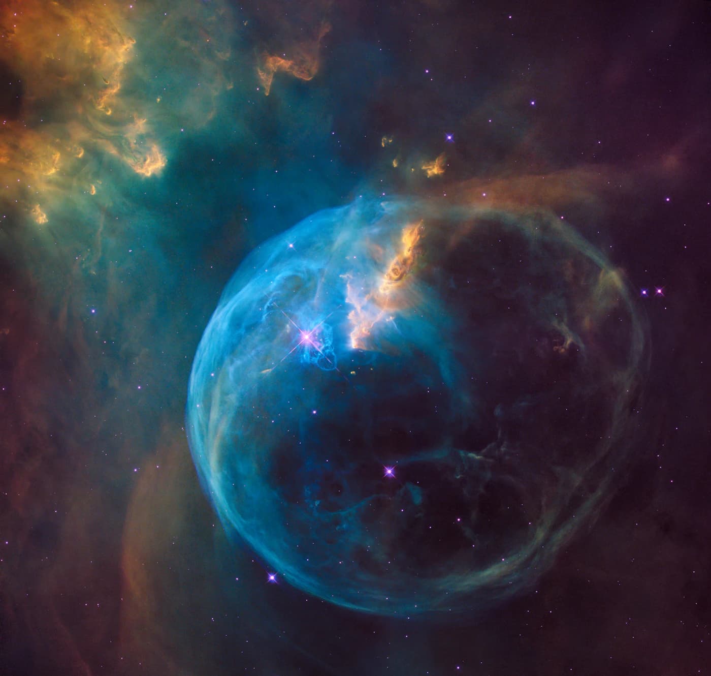 Céu estrelado, imagem ilustrativa sobre a observação de Vega.