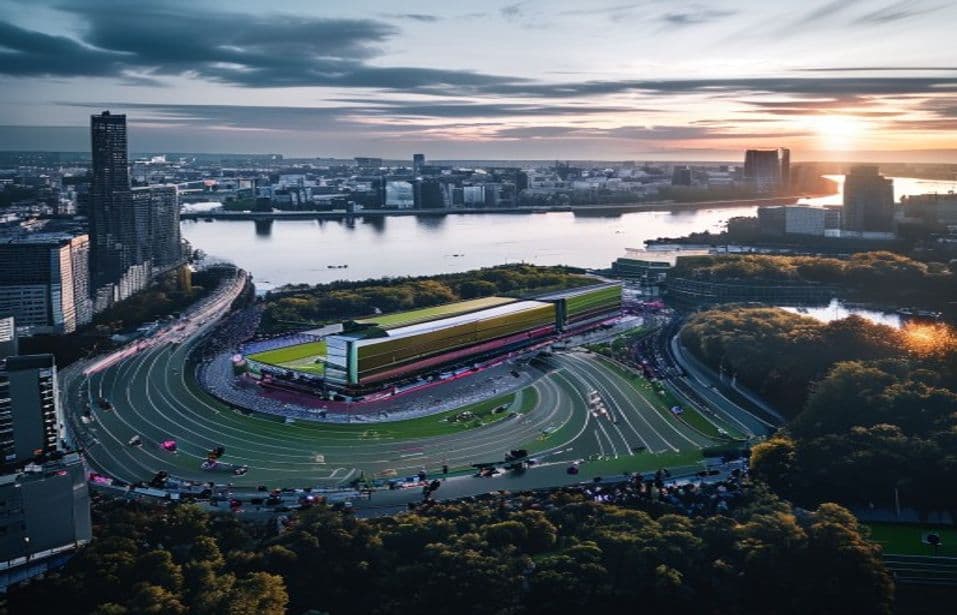 Vista urbana de Glasgow com arena desportiva e ambiente de grande evento internacional